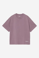 Carhartt WIP S/S Link Script T-Shirt 100% Organic Cotton Single Jersey, 230 g/m² (Phlox / White)