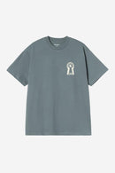 Carhartt WIP S/S Locked T-Shirt Organic Cotton Single Jersey, 175 g/m² (Cozy Blue)