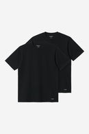 Carhartt WIP Standard Crew Neck T-Shirt Cotton Single Jersey, 140 g/m² (Black + Black)