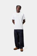 Carhartt WIP Standard Crew Neck T-Shirt Cotton Single Jersey, 140 g/m² (White + White )