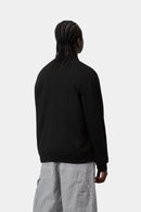 Carhartt WIP L/S Madison Polo Cotton Knit, 12 gauge (Black / White)