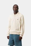 Carhartt WIP L/S Madison Polo Cotton Knit, 12 gauge (Cinnerus / Black)