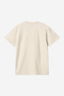 Carhartt WIP S/S American Script T-Shirt Organic Cotton Single Jersey, 240 g/m² (Natural)