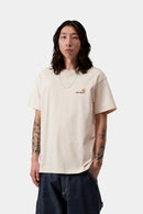 Carhartt WIP S/S American Script T-Shirt Organic Cotton Single Jersey, 240 g/m² (Natural)