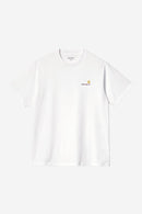 Carhartt WIP S/S American Script T-Shirt Organic Cotton Single Jersey, 240 g/m² (White)