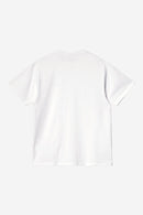 Carhartt WIP S/S American Script T-Shirt Organic Cotton Single Jersey, 240 g/m² (White)