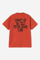 Carhartt WIP S/S Blocks T-Shirt Organic Cotton Single Jersey, 200 g/m² (Oxide Red)
