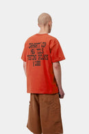 Carhartt WIP S/S Blocks T-Shirt Organic Cotton Single Jersey, 200 g/m² (Oxide Red)