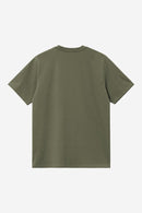 Carhartt WIP S/S Chase T-Shirt 100% Cotton Combed Single Jersey, 235 g/m² (Leaf / Gold)