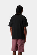 Carhartt WIP S/S Madison T-Shirt Organic Cotton Single Jersey, 175 g/m² (Black / White)