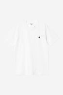 Carhartt WIP S/S Madison T-Shirt Organic Cotton Single Jersey, 175 g/m² (White / Black)