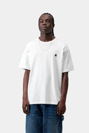 Carhartt WIP S/S Madison T-Shirt Organic Cotton Single Jersey, 175 g/m² (White / Black)