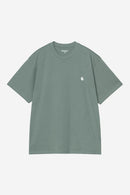Carhartt WIP S/S Madison T-Shirt Organic Cotton Single Jersey, 175 g/m² (Velvet Green / White)