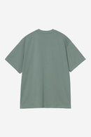 Carhartt WIP S/S Madison T-Shirt Organic Cotton Single Jersey, 175 g/m² (Velvet Green / White)