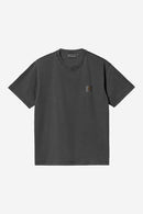 Carhartt WIP S/S Nelson T-Shirt Cotton Single Jersey, 195 g/m² (Black garment dyed)