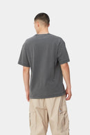 Carhartt WIP S/S Nelson T-Shirt Cotton Single Jersey, 195 g/m² (Black garment dyed)