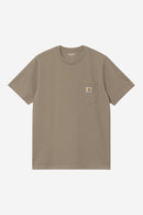 Carhartt WIP S/S Pocket T-Shirt Cotton Single Jersey, 190 g/m² (Iroko)