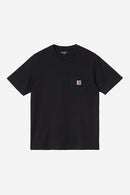 Carhartt WIP S/S Pocket T-Shirt Cotton Single Jersey, 190 g/m² (Black)