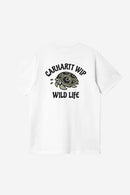 Carhartt WIP S/S Wild Life T-Shirt Organic Cotton Single Jersey, 175 g/m² (White)