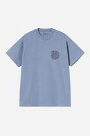 Carhartt WIP S/S Spirals T-Shirt Organic Cotton Single Jersey, 200 g/m² (Gentle Blue)