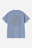 Carhartt WIP S/S Spirals T-Shirt Organic Cotton Single Jersey, 200 g/m² (Gentle Blue)