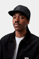 Carhartt WIP Logo Cap Cotton Canvas, 7.7 oz (Black)