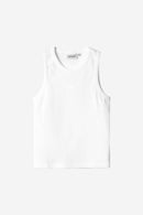 Carhartt WIP W' Philips A-Shirt Cotton/Elastane Ribbing 2X1, 245 g/m² (White)
