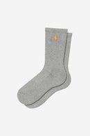 Carhartt WIP Chase Socks 82/16/2% Cotton/Polyester/Elastane (Grey Heather / Gold)