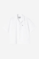 Carhartt WIP S/S Kendry Shirt Cotton Poplin, 3.9 oz Shady (White / White)