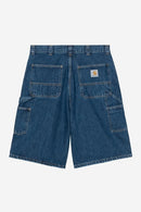 Carhartt WIP W' Belmont Short 100% Cotton 'Smith' Denim, 13.5 oz (Blue stone washed)