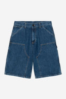 Carhartt WIP W' Belmont Short 100% Cotton 'Smith' Denim, 13.5 oz (Blue stone washed)