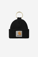 Carhartt WIP Mini Watch Hat Keychain 100% Acrylic, 9 gauge (Black)