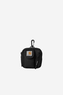 Carhartt WIP Essential Coin Wallet Recycled Polyester Canvas, 11.25 oz (Black)