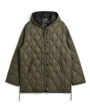Taion Unisex Military Hood W-Zip Botton Down Jkt Soft Shell (Black)