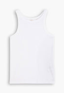 Levi's Essential Racer Tank - White + Rib
