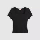 Levi's Essential Sqrd Neck Tee - Anthracite Night
