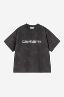 Carhartt WIP W' S/S Painter T-Shirt Organic Cotton, 250 g/m² (Black destroy wash, splatter)