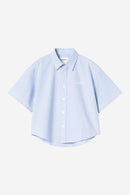 Carhartt WIP W' S/S Kaia Shirt Cotton Oxford, 4.7 oz (Bleach / White)