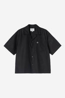 Carhartt WIP S/S Kendry Shirt Cotton Poplin, 3.9 oz Shady (Black / White)