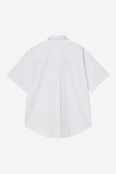 Carhartt WIP S/S Keene Shirt Cotton Poplin, 3.9 oz (Keene Stripe, White)