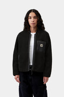 Carhartt WIP FW27 W' Janet Liner Polyester Pile, 10.3 oz Black / Black