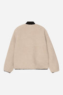 Carhartt WIP FW27 W' Janet Liner Polyester Pile, 10.3 oz Fleur De Sel / Black