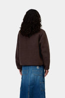 Carhartt WIP FW27 W' Janet Liner Polyester Pile, 10.3 oz Palisander / Black