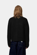 Carhartt WIP FW27 W' Michigan Sweater Acrylic/Wool/Nylon Knit, 3 gauge Black
