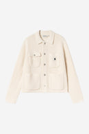 Carhartt WIP FW27 W' Michigan Sweater Acrylic/Wool/Nylon Knit, 3 gauge Natural