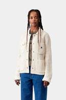 Carhartt WIP FW27 W' Michigan Sweater Acrylic/Wool/Nylon Knit, 3 gauge Natural