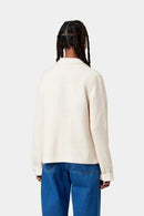 Carhartt WIP FW27 W' Michigan Sweater Acrylic/Wool/Nylon Knit, 3 gauge Natural