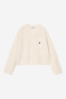 Carhartt WIP FW27 W' Mira Sweater Acrylic/Wool/Nylon Knit, 3 gauge Natural