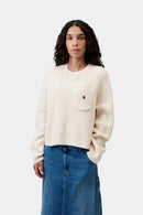 Carhartt WIP FW27 W' Mira Sweater Acrylic/Wool/Nylon Knit, 3 gauge Natural