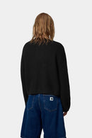 Carhartt WIP FW27 W' Mira Sweater Acrylic/Wool/Nylon Knit, 3 gauge Black